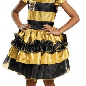 LOL Queen BEE Halloween costume dress with crown